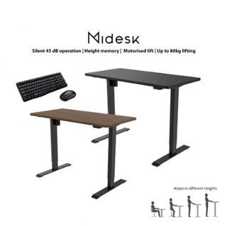 Midesk Ergonomic Gaming Office Desk | Standing Desk | Standing Table