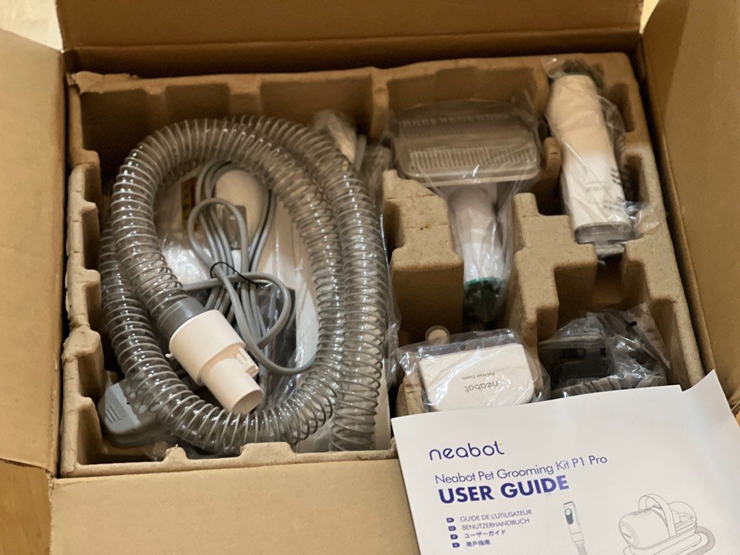 Neabot Pet Grooming Kit & Vacuum P1 Pro White Colour for Cats & Dogs