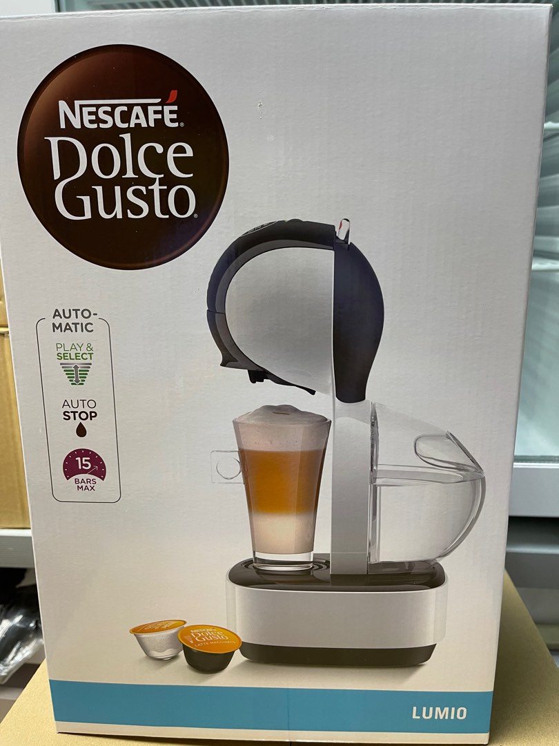 Nescafé DOlCE GUSTO “Lumio”咖啡機（全新）, 家庭電器, 廚房電器, 咖啡機及咖啡壺 Carousell