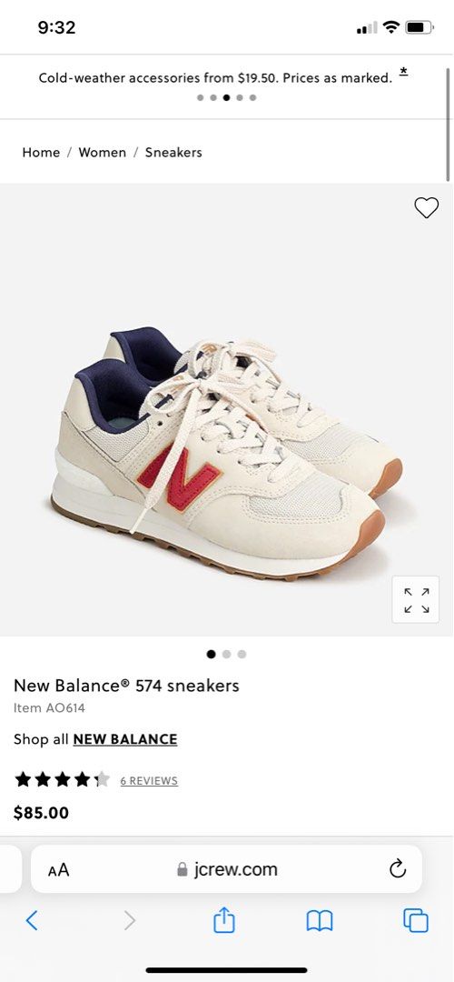 Jcrew new balance 574 hot sale