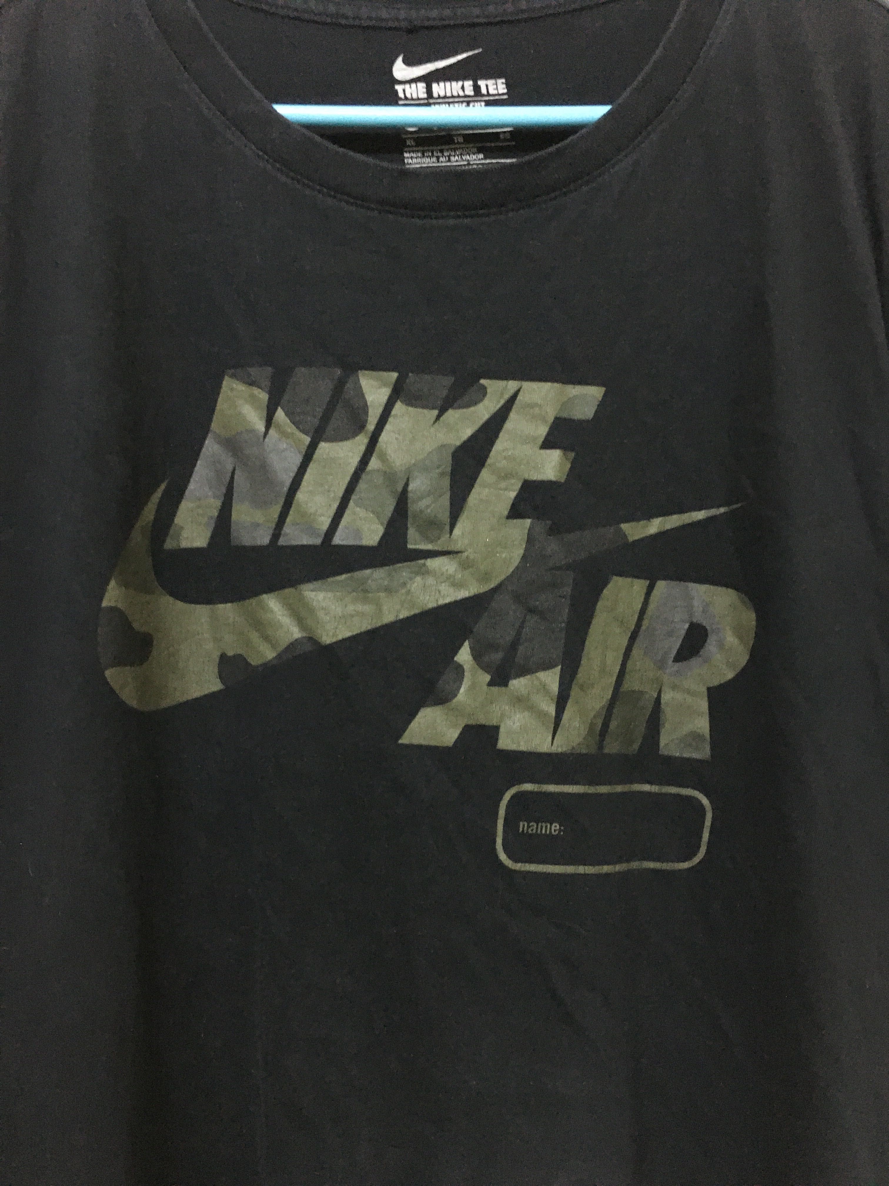 Nike Air Camo Shirt Big Size XL