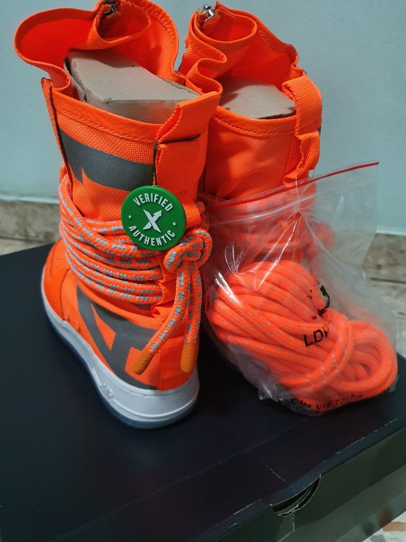 Nike Air Force 1 High Total Orange Men s Fashion Footwear