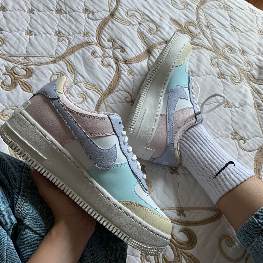 Nike Air Force 1 Shadows 'Pastel', Women's Fashion, Footwear, Sneakers ...