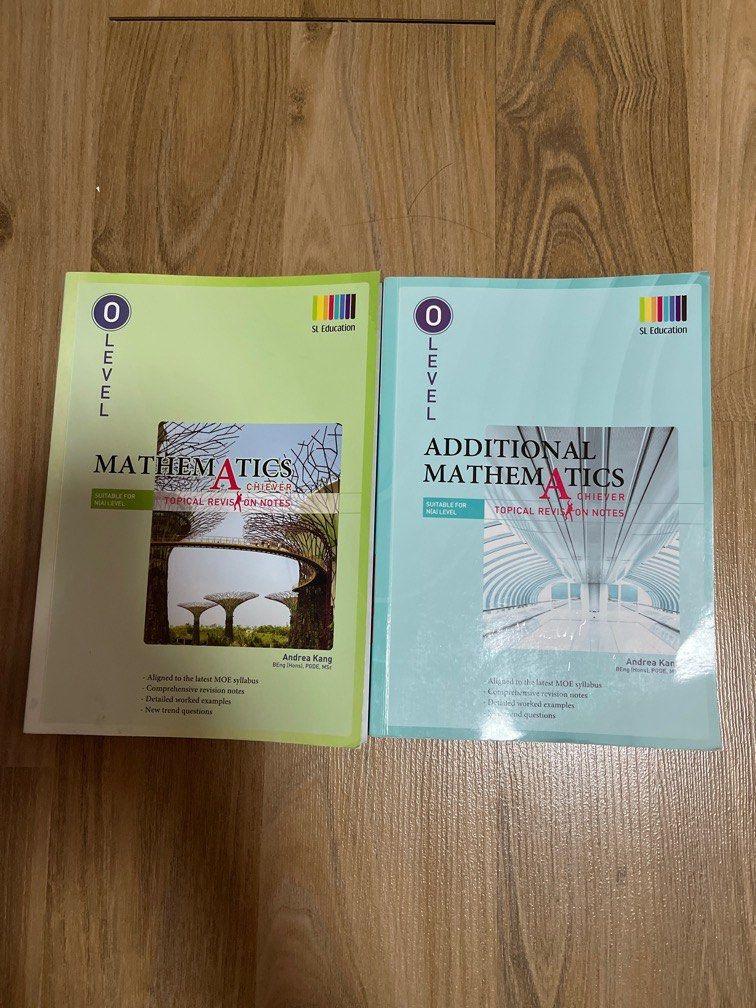 O level notes E math and A math (Category: Assessment Books) located in Singapore. Submitted by yqdozo (Listing ID 1196715255, Image 1). Description: both for $5, pages not annotated.