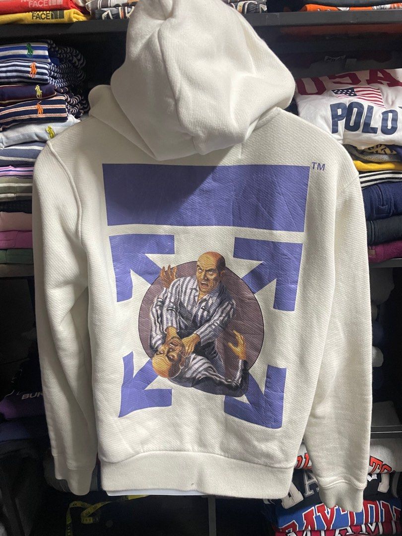 Off white sales fight hoodie