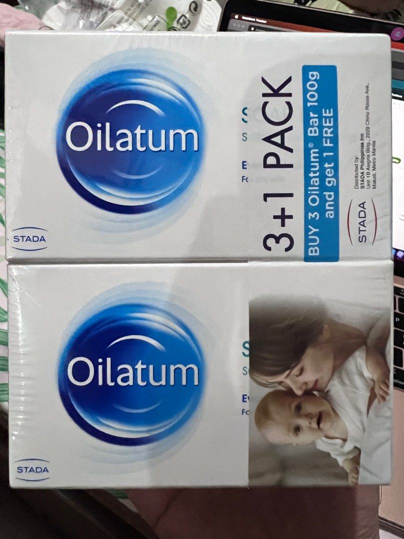 Oilatum Baby Bar Cleanser Soap from S&R (Pack of 4x100g), Babies & Kids