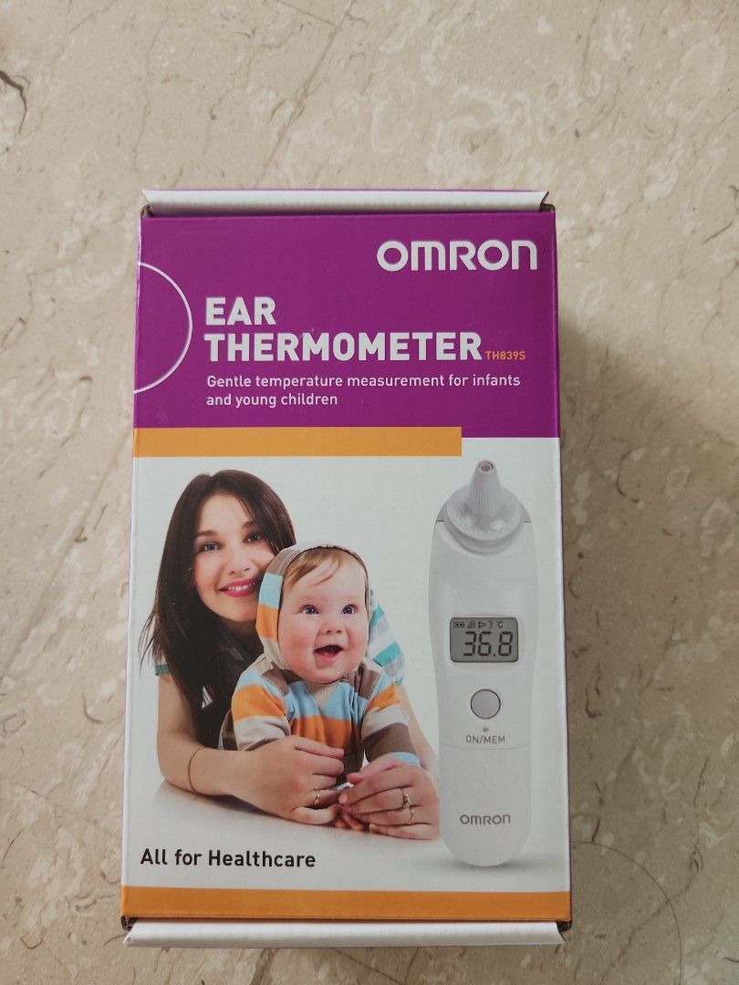 Omron ear thermometer, Babies & Kids, Baby Monitors on Carousell