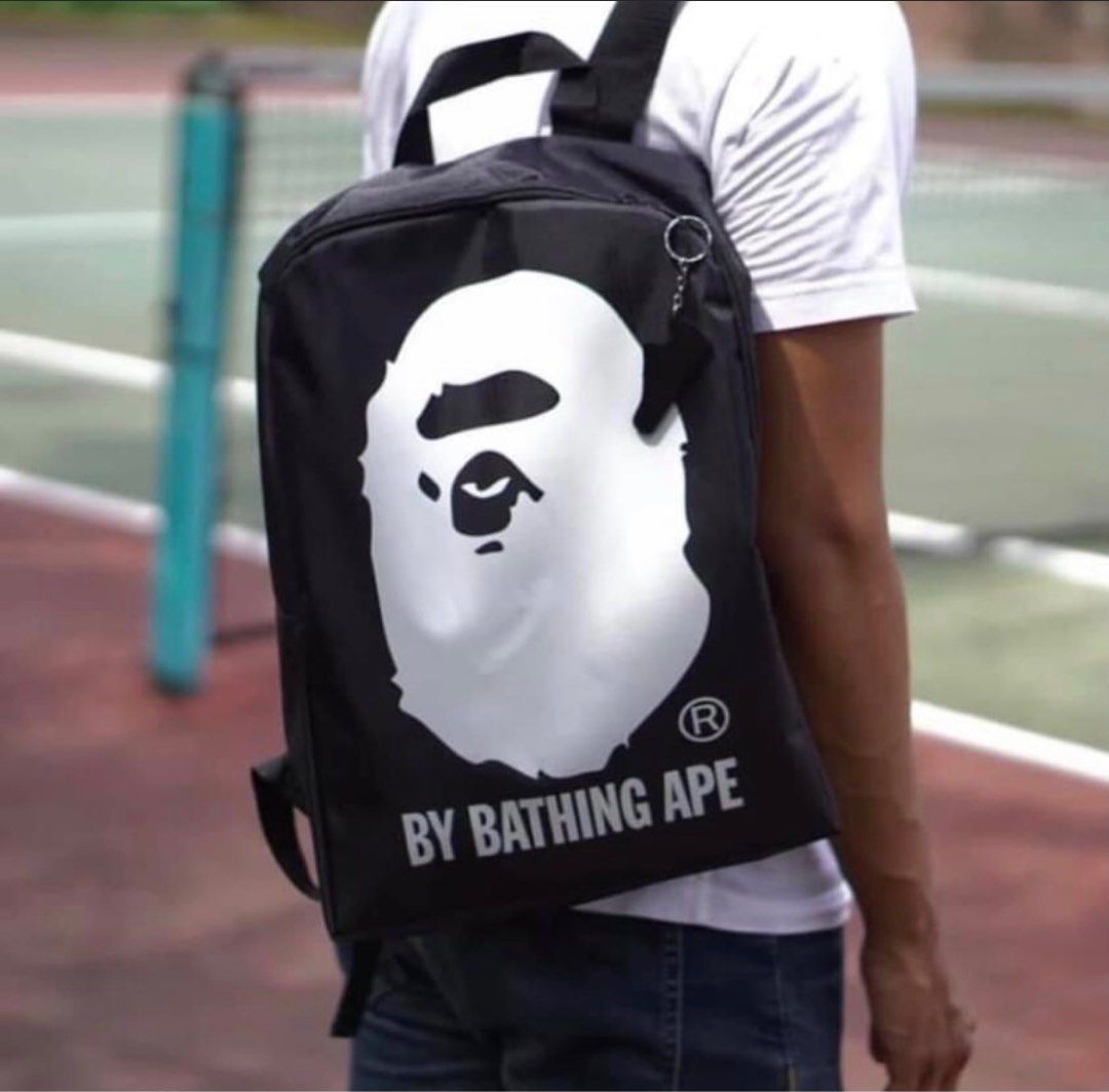 Original Bape A Bathing Ape Backpack Beg Galas Bag