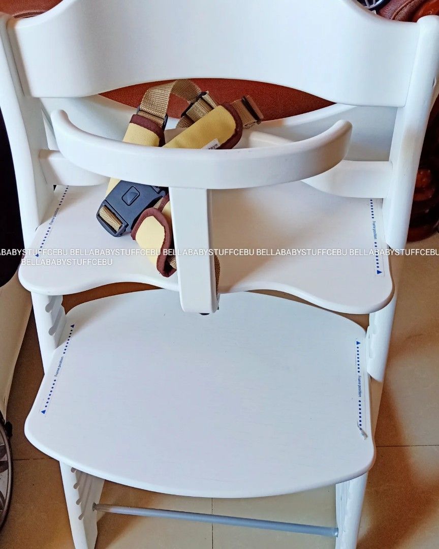 Original Yamatoya Sukusuku+ High Chair White with Original Yamatoya