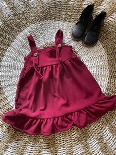 Overall Maroon Cantik