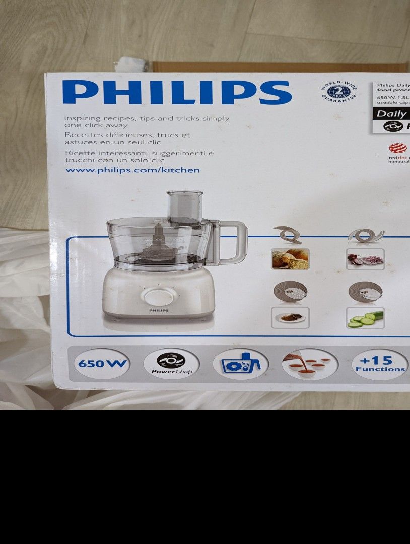 Philips food processor HR7627, TV & Home Appliances, Kitchen Appliances