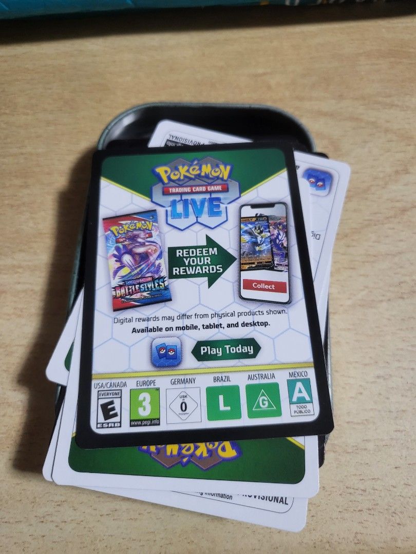 Pokemon TCG Card Game code cards, Hobbies & Toys, Toys & Games on Carousell