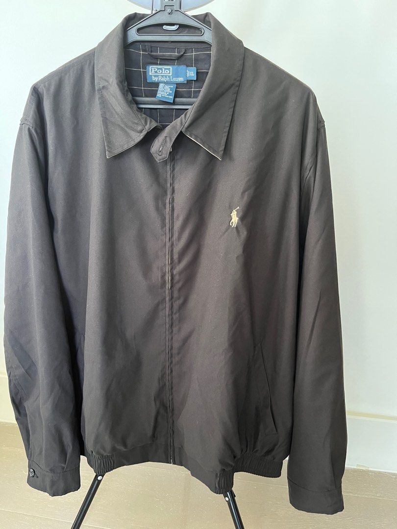 Polo Ralph Lauren Classic Jacket. Color black . Bought in San Francisco ,  California recently. Good for summer, spring and fall weather ., Men's  Fashion, Coats, Jackets and Outerwear on Carousell
