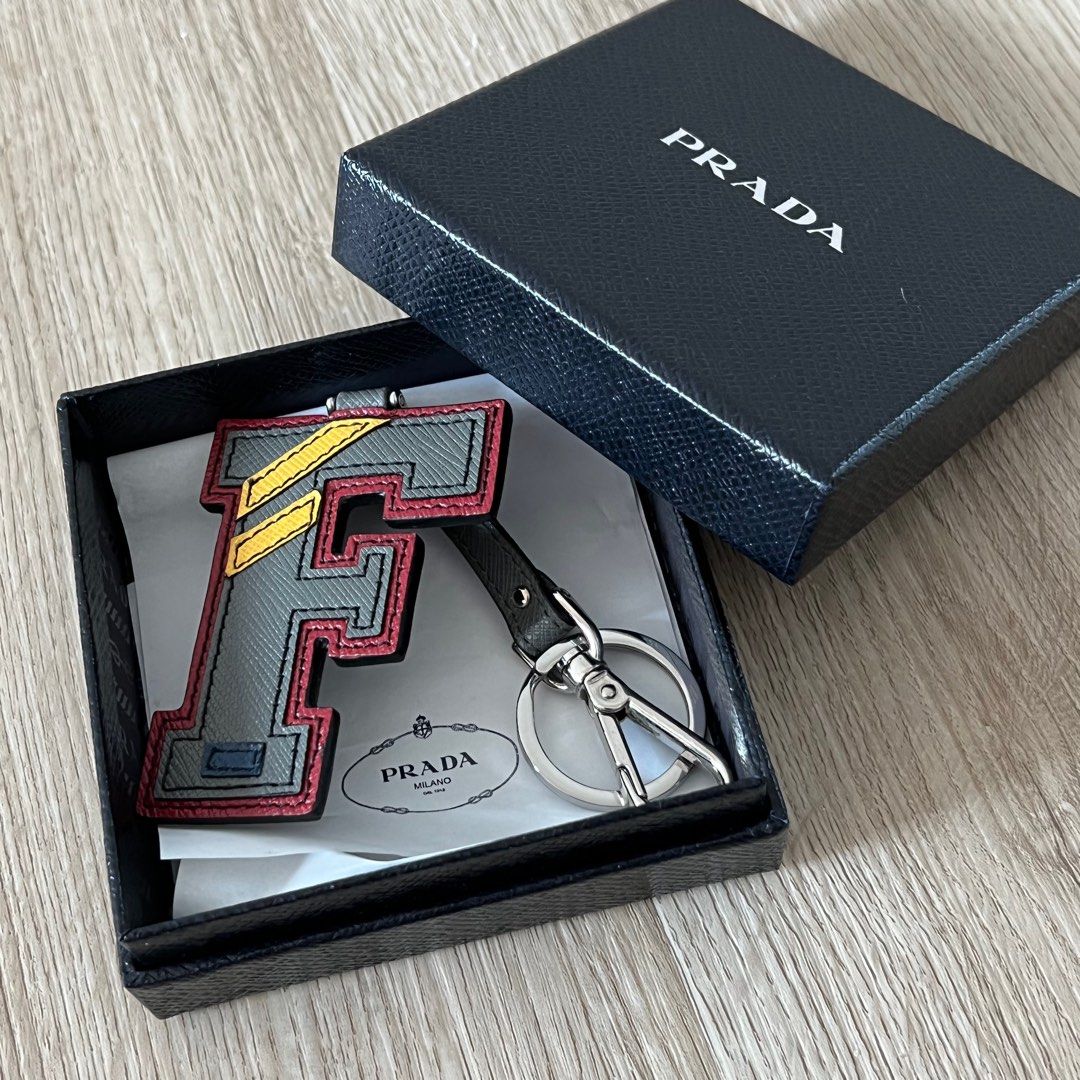 Prada deals keychain letter