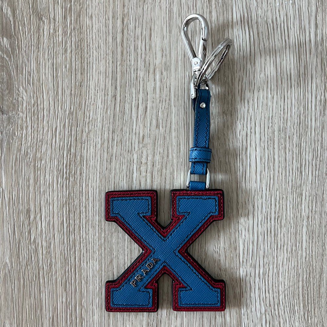 Prada letter keychain deals