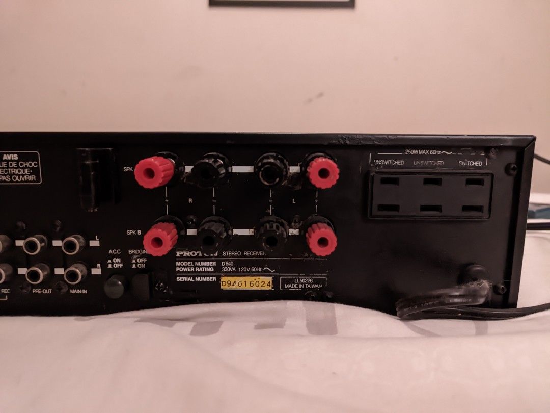 Proton D940 Vintage Integrated Stereo Receiver, Audio, Soundbars