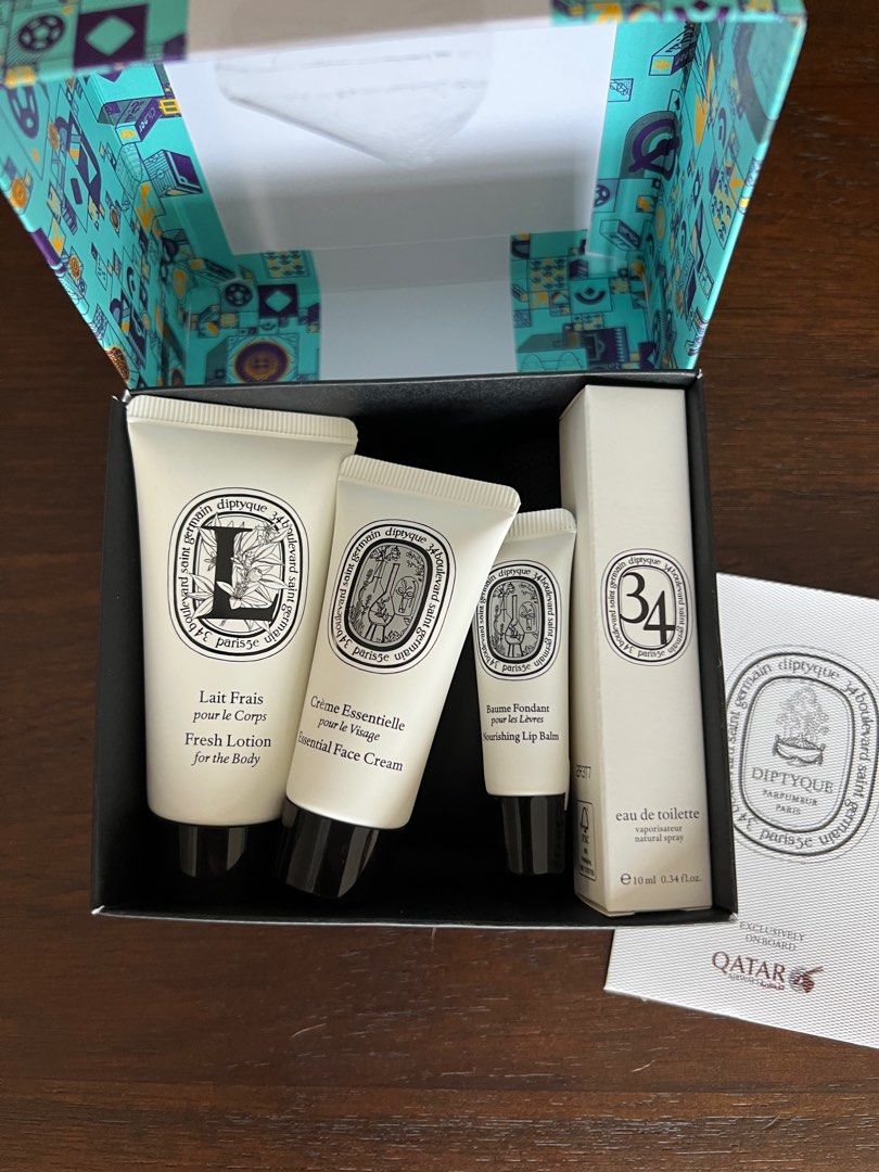 Kit Amenity Diptyque – Noir – Avec échantillon Do Son 10 Ml – Neuf