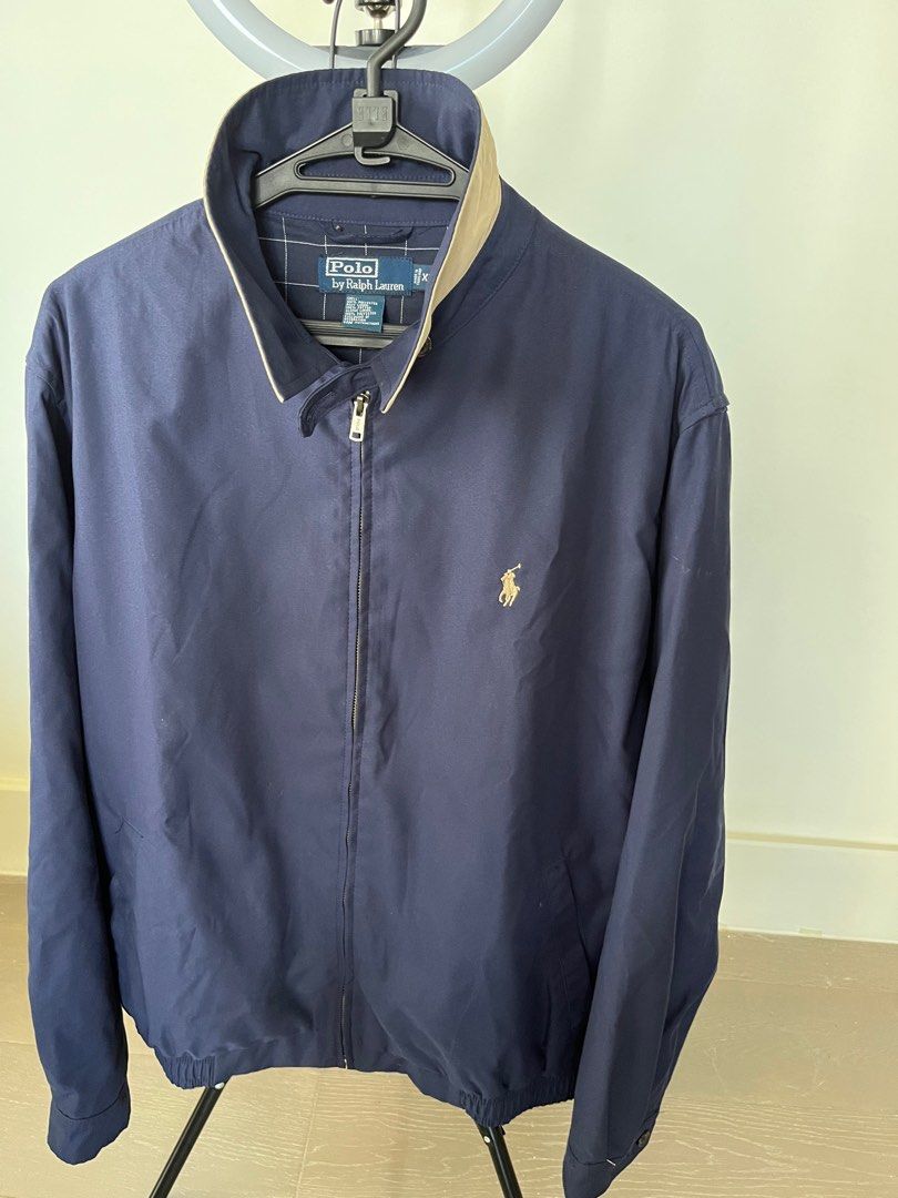 Mens blue ralph lauren jacket clearance