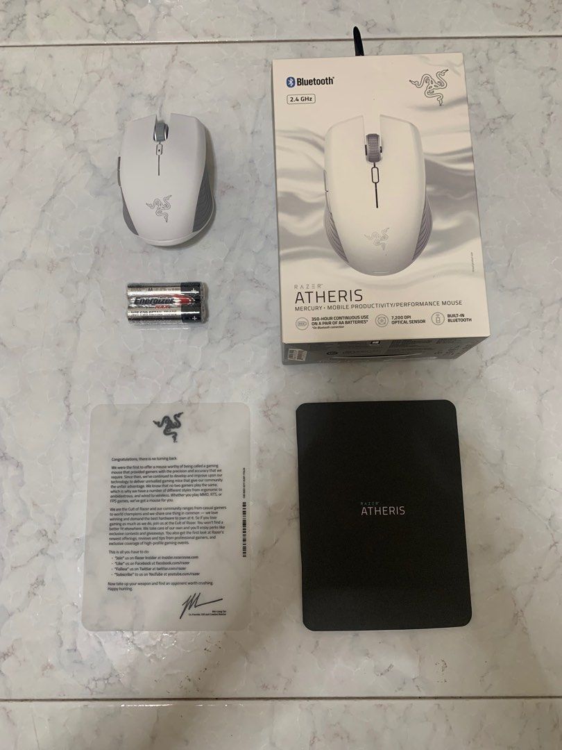 Razer Atheris Bluetooth/2.4GHz Wireless Mouse, Computers & Tech