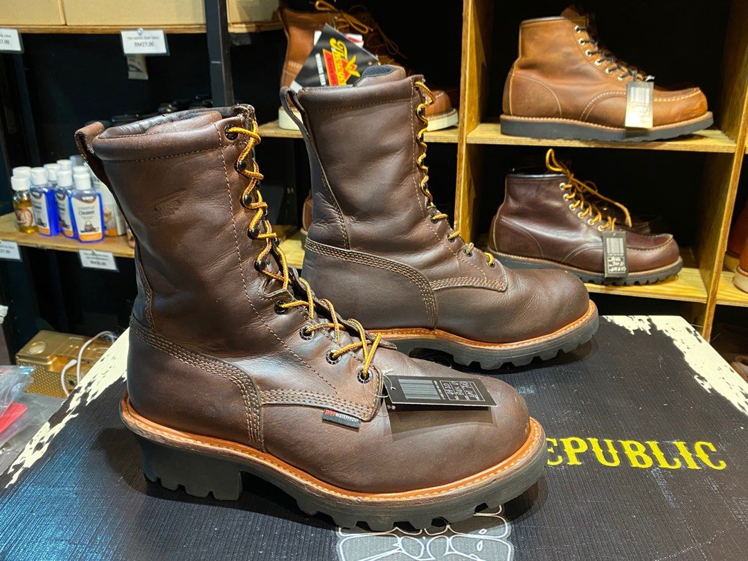 Red wing deals logger boots 442