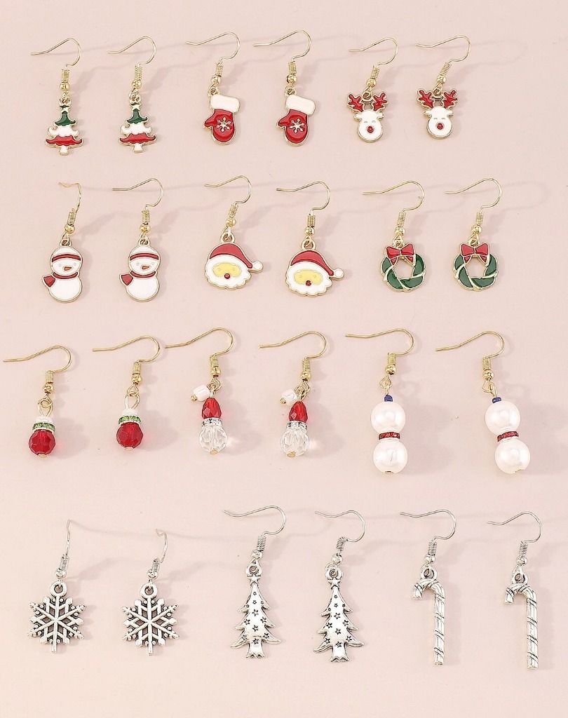 SEASONAL Korean Cute Christmas Earrings