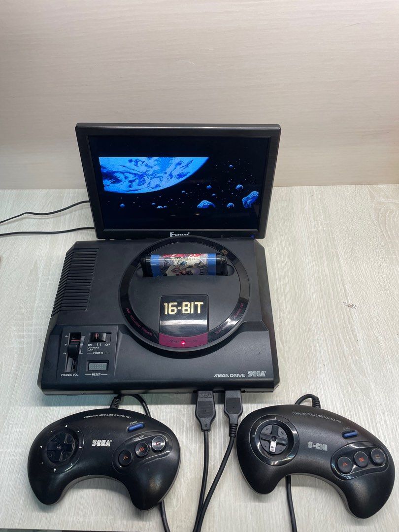 SEGA MEGA DRIVE HAA-2510 SEGA-MD主機16-BIT 二手電玩懷舊電玩