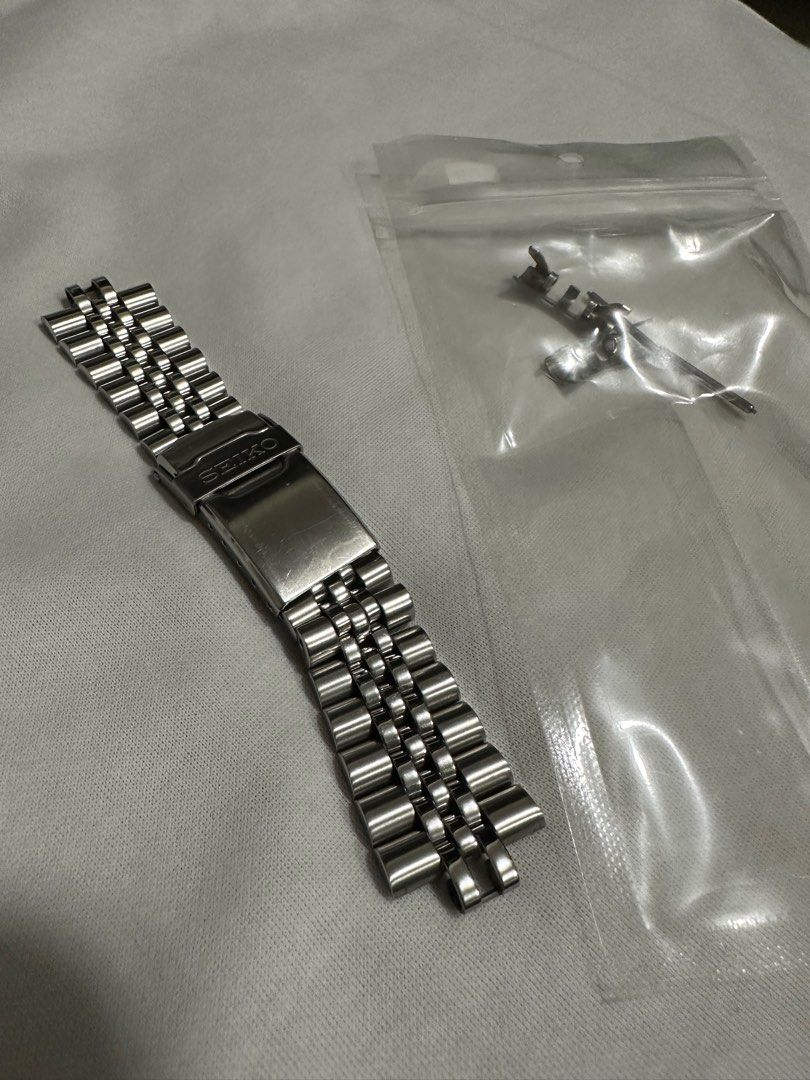 22mm Jubilee Bracelet Stainless Steel Bracelet for Seiko 5 SNZH53 55 SNZH57  | eBay
