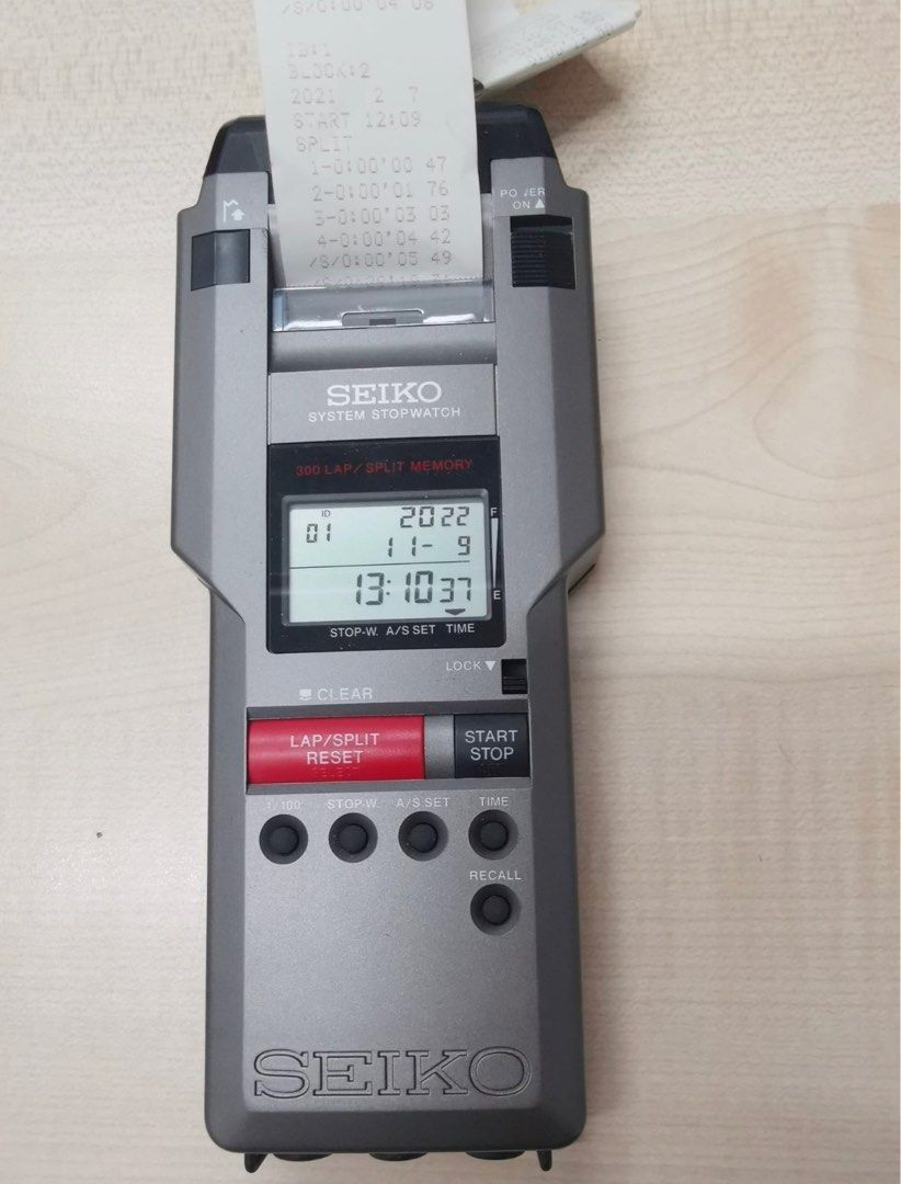 Office Reno Sales)Seiko S149 System Stopwatch with Printer, Computers &  Tech, Office & Business Technology on Carousell