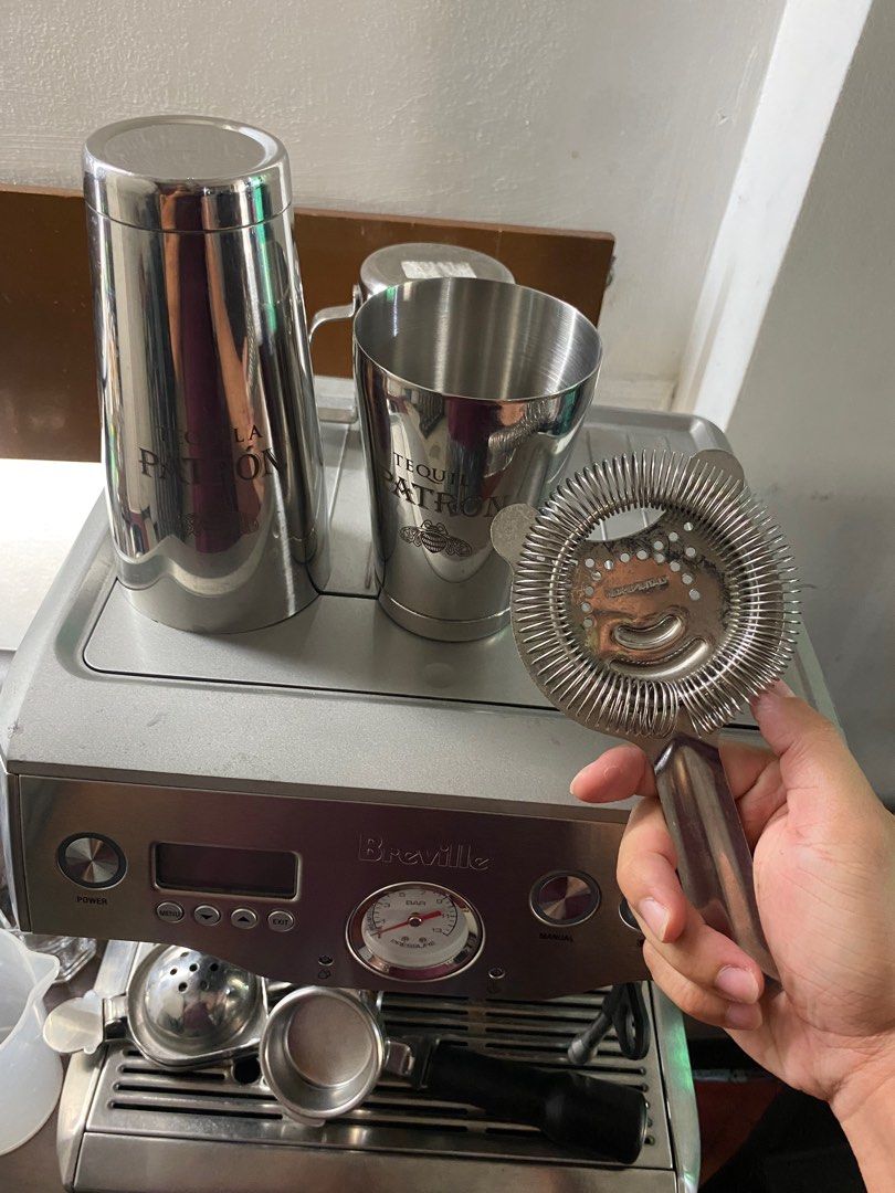 SHAKER WITH STRAINER PATRON TEQUILA, TV & Home Appliances, Kitchen