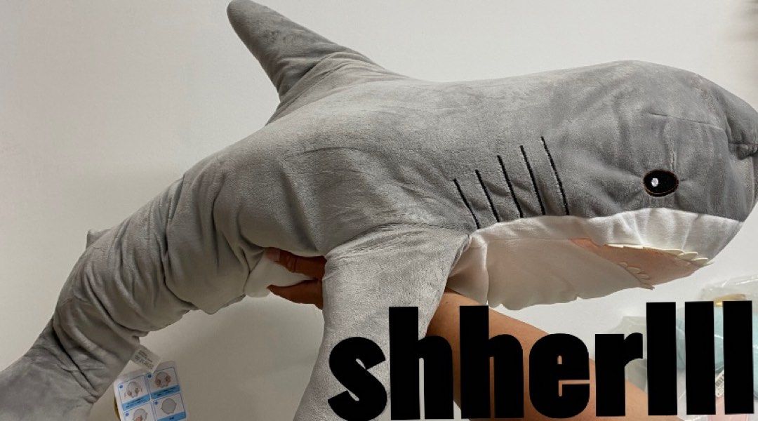 giant great white shark stuffed animal