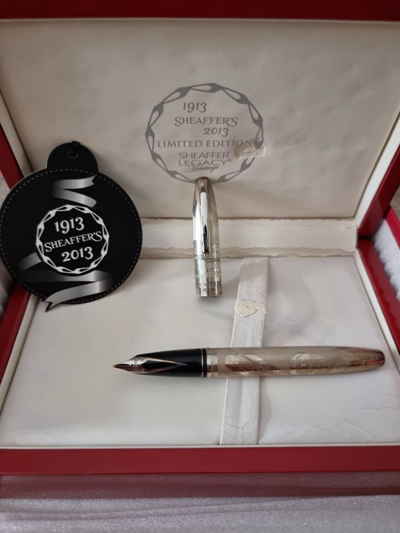 SHEAFFER LEGACY HERITAGE STERLING SILVER CENTENNIAL LIMITED EDITION ...