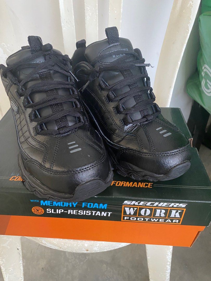 Skechers safety shoes Men s Fashion Footwear Boots on Carousell