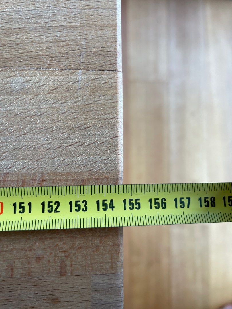 Solid wood desk table top with trestle and drawer unit., Furniture