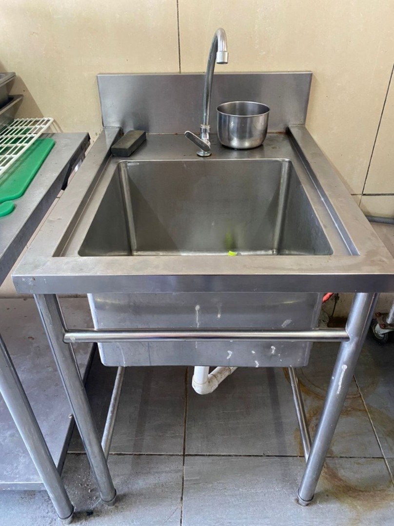 Stainless Steel Single Bowl Kitchen Sink for Sale, TV & Home Appliances