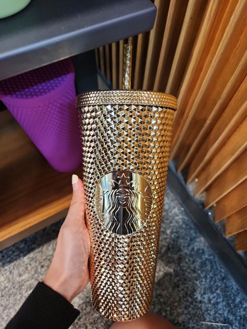 Starbuck Gold Tumbler Furniture Home Living Kitchenware