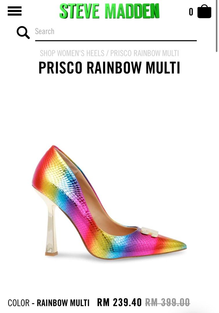 Rainbow steve outlet madden pumps