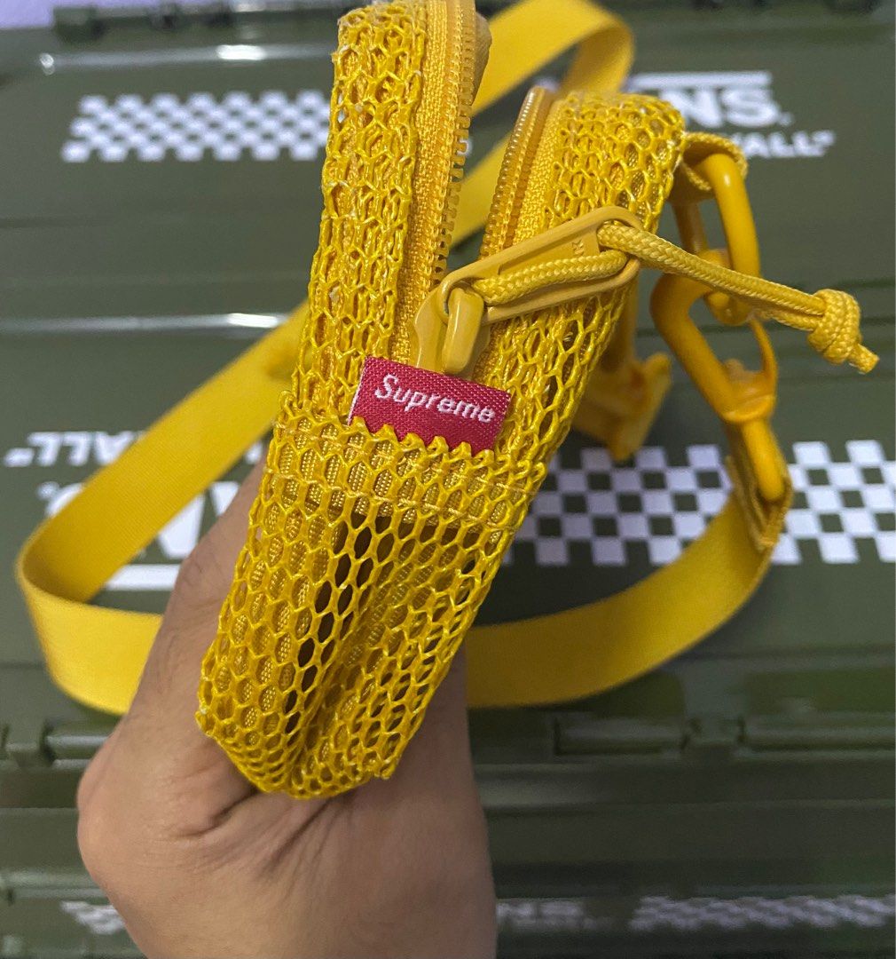 Supreme shoulder bag fw18 yellow shop