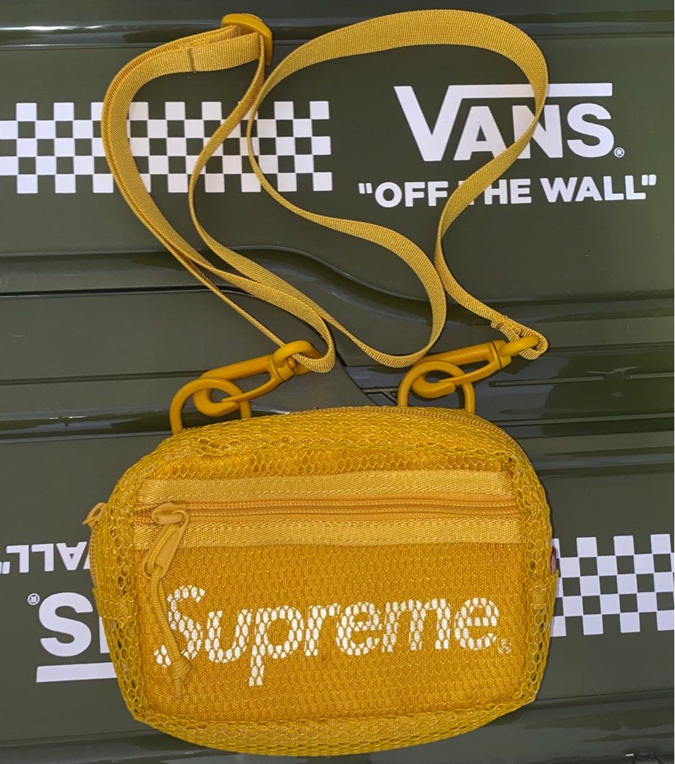 SUPREME SS20 YELLOW SHOULDER BAG