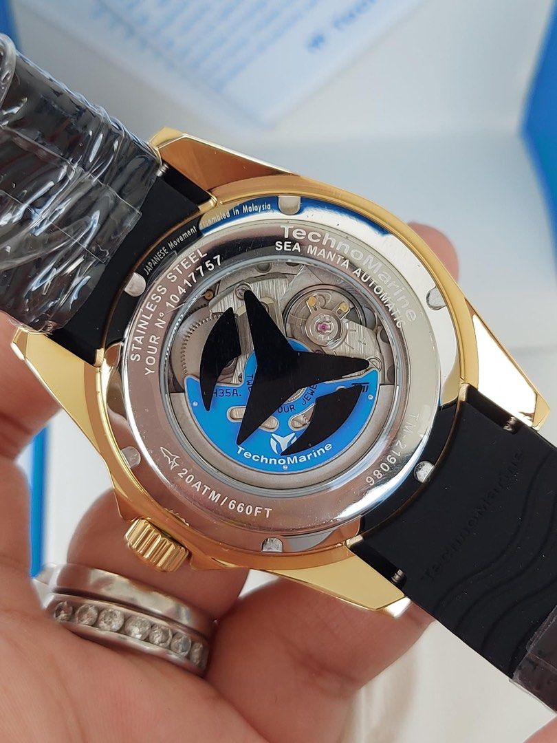 Technomarine SEA MANTA AUTOMATIC, Men's Fashion, Watches & Accessories ...