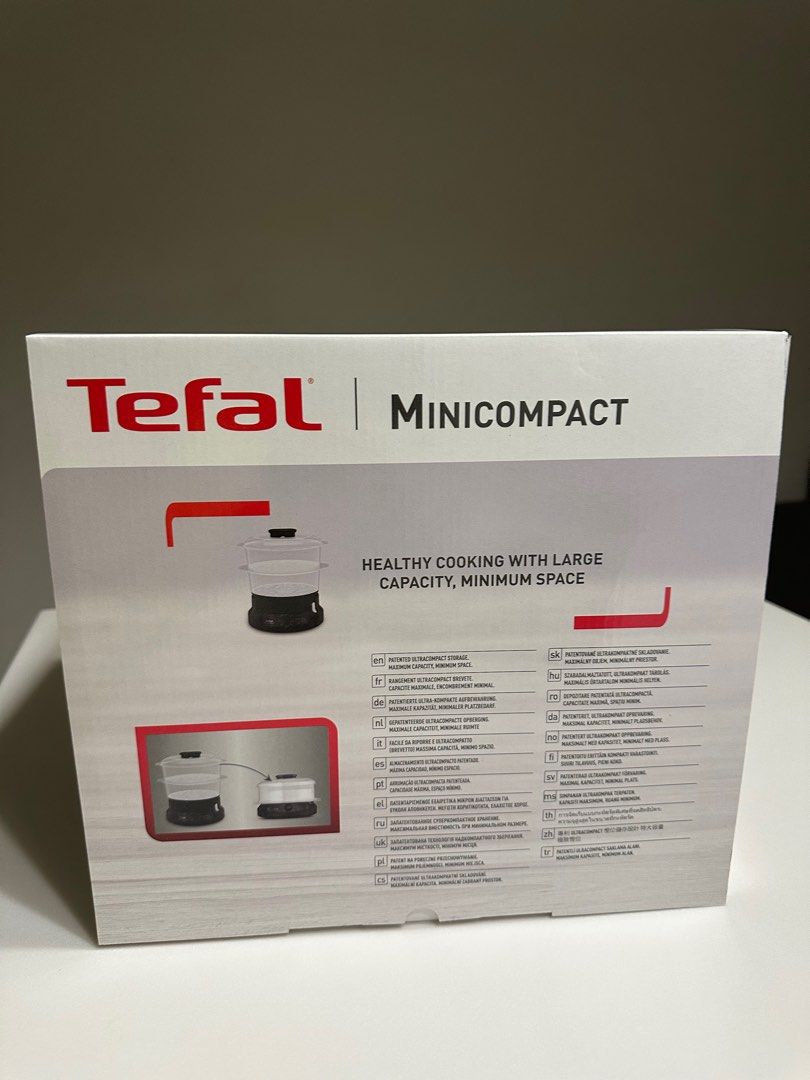 Tefal New Minicompact Steamer 2 Tier 6L VC1398, TV & Home Appliances ...