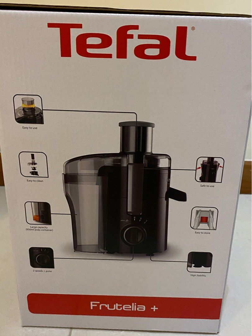 TEFAL ZE3708 Frutelia Plus Juicer / Juice Extractor, TV & Home