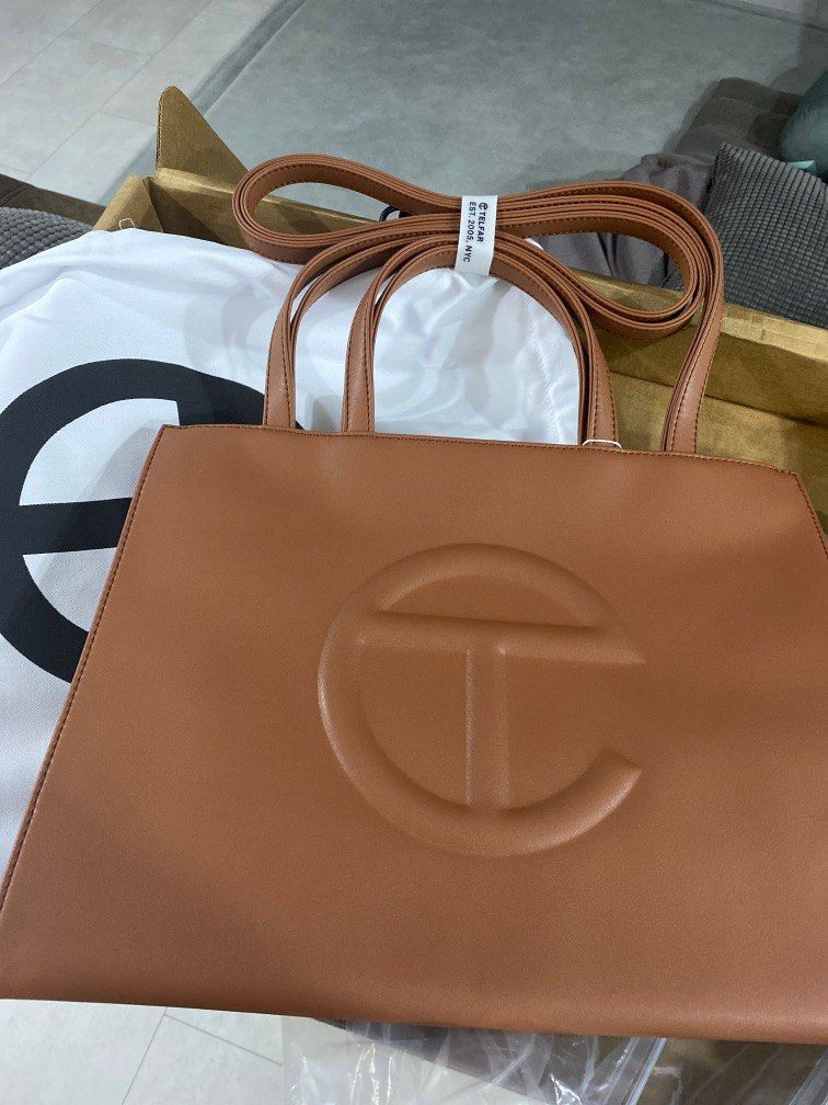 Telfar Medium Tan Shopping Bag