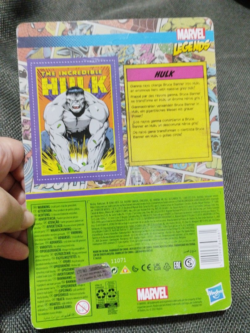 The Incredible HULK (Category: Action & Battle Toys) located in Manila. Submitted by krystalchewey_ (Listing ID 1196738768, Image 2). Description: Kenner.