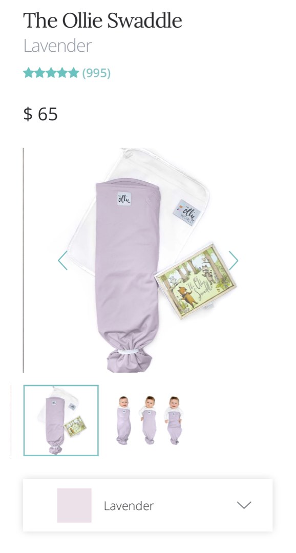 The Ollie world swaddle, Babies & Kids, Babies & Kids Fashion on Carousell