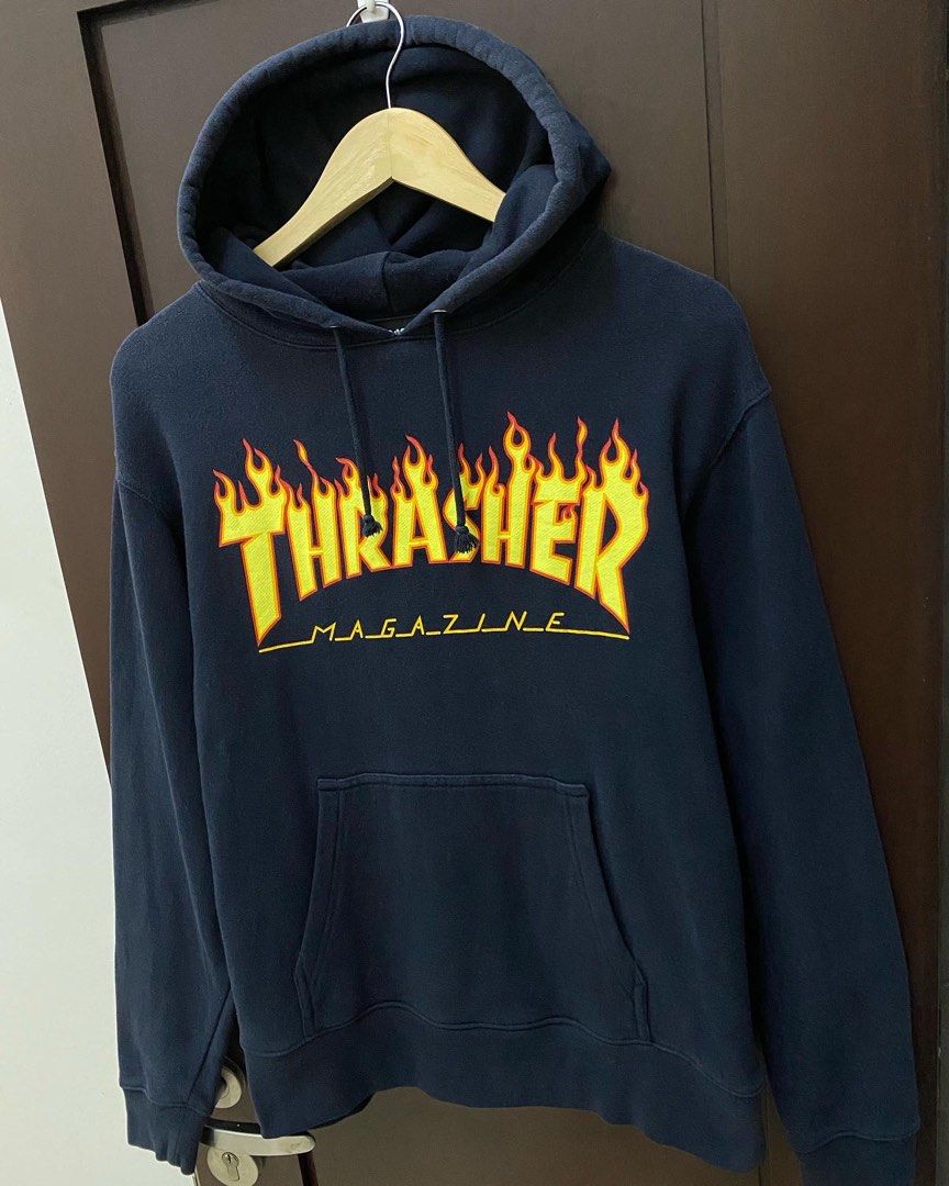 Thrasher hoodie flames on sleeves clearance
