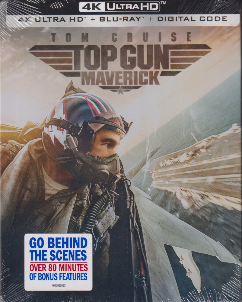 Top Gun Maverick 4K Steelbook Blu ray / Bluray, Hobbies & Toys, Music