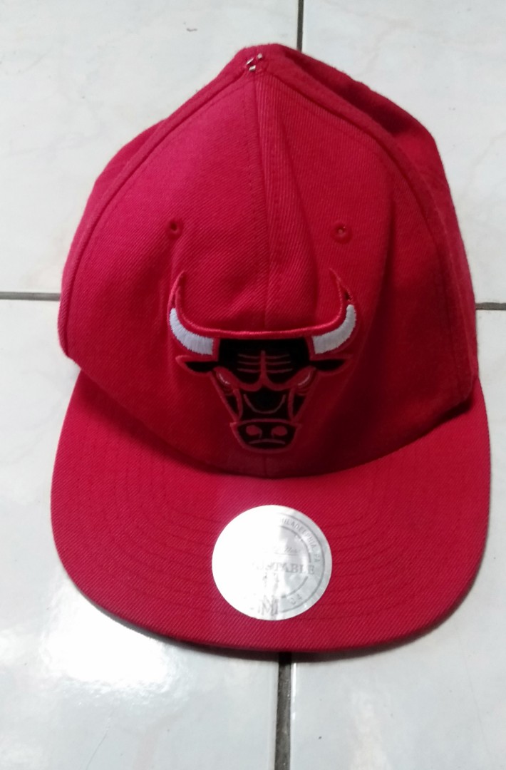 Topi Snapback Chicago Bulls By Mitchell And Ness - NBA Hardwood