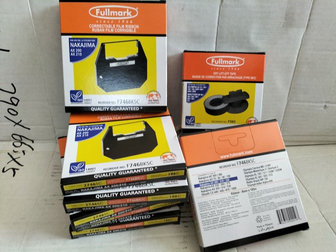 Type written ribbon and dry liftoff tape, Hobbies & Toys, Stationery & Craft, Craft Supplies