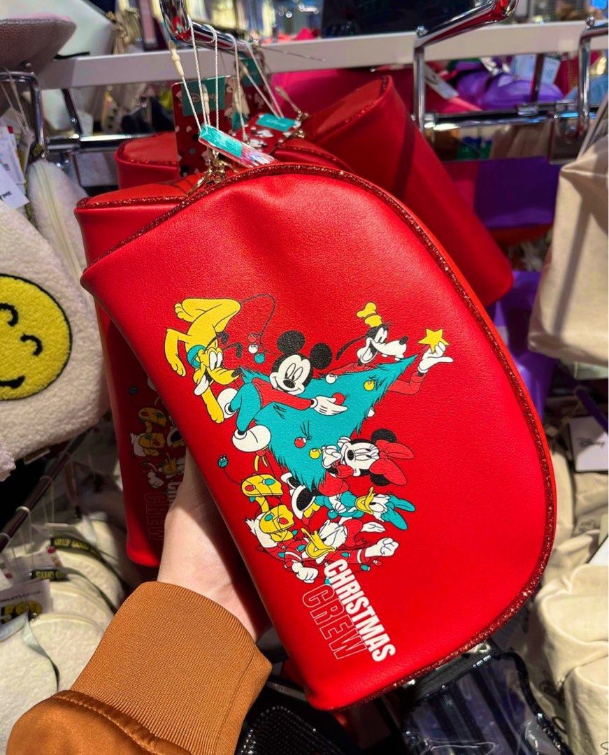 Disney Official Black Mickey Mouse Toiletry/Make Up Bag Primark :  Amazon.co.uk: Fashion