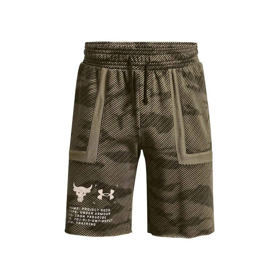Under Armour Project Rock Military Camo Shorts SM Size 30 35